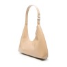 Amber kraft leather handbag