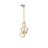 Asymmetric anchor earrings