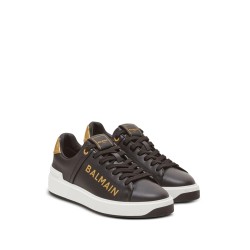 B-court leather sneakers