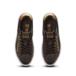 B-court leather sneakers