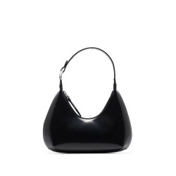 Baby amber black leather bag