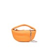 Baby cush orange leather bag