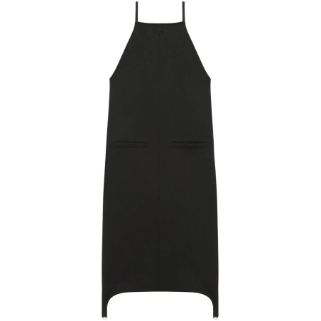 Backless suspenders dress