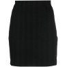 Badge rib elongated skirt