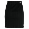 Badge rib elongated skirt