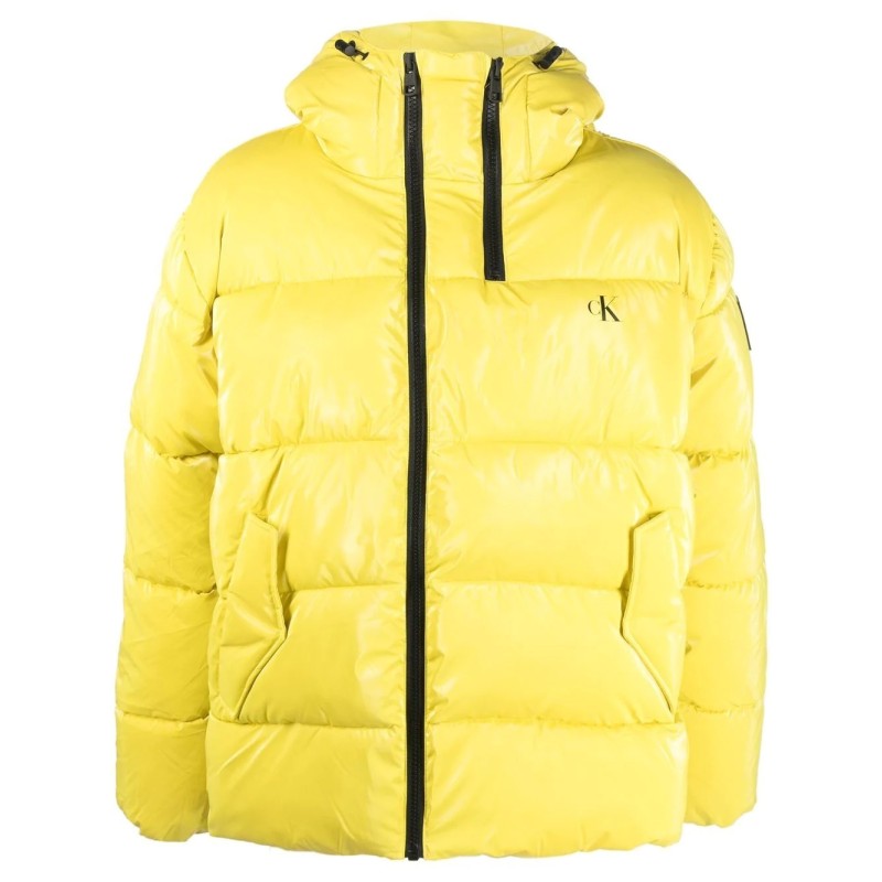 Badge shine oversized puffer