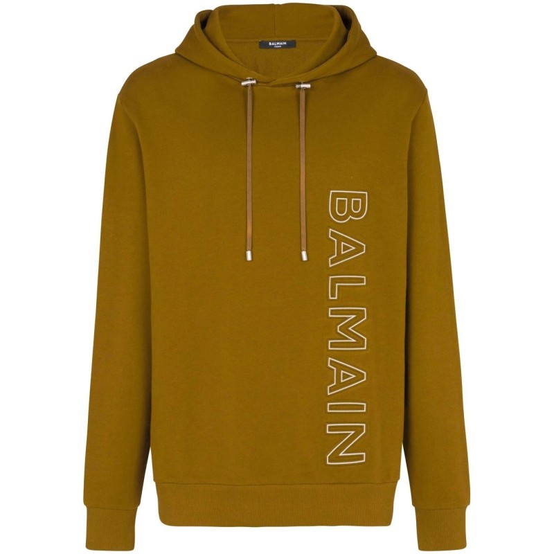 Balmain embossed hoodie