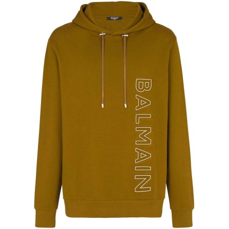 Balmain embossed hoodie