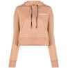 Balmain flock detail hoodie