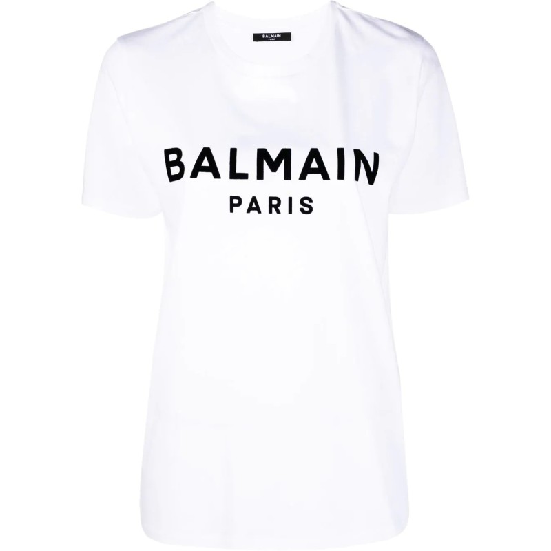 Balmain flock t-shirt button