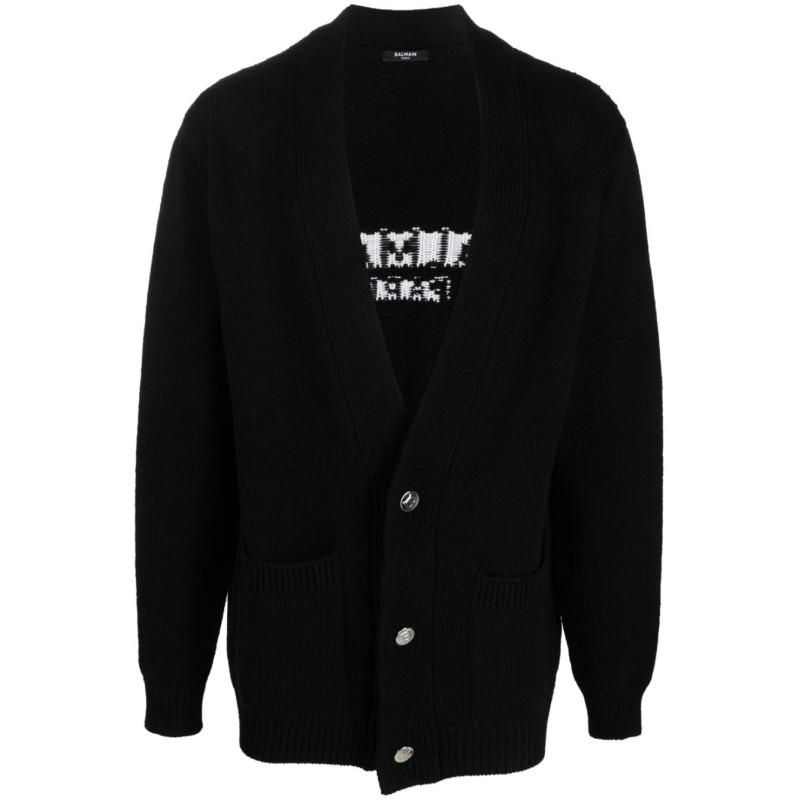 Balmain merino cardigan