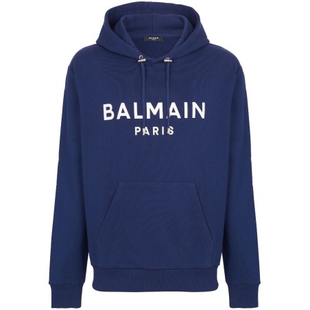 Balmain printed hoodie