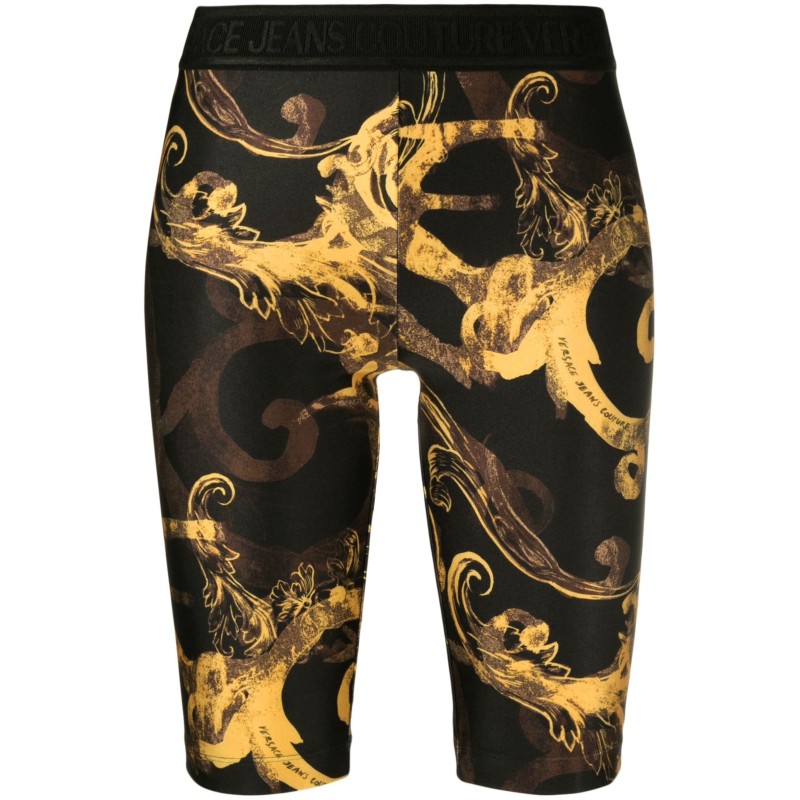 Barocco print cycling shorts