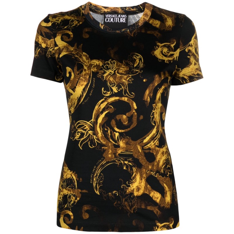 Barocco-print cotton t-shirt