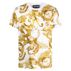 Baroque-print cotton t-shirt