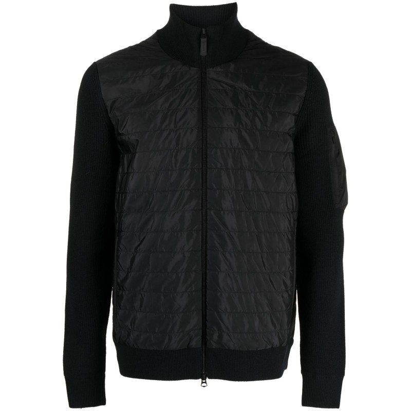 Beck knitted hybrid jacket