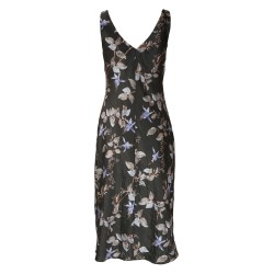 Bellflower dbl v nk slip dress