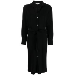 Belted l/s shirt dress