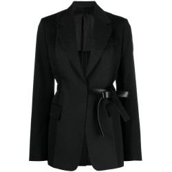 Belted tailored jacket