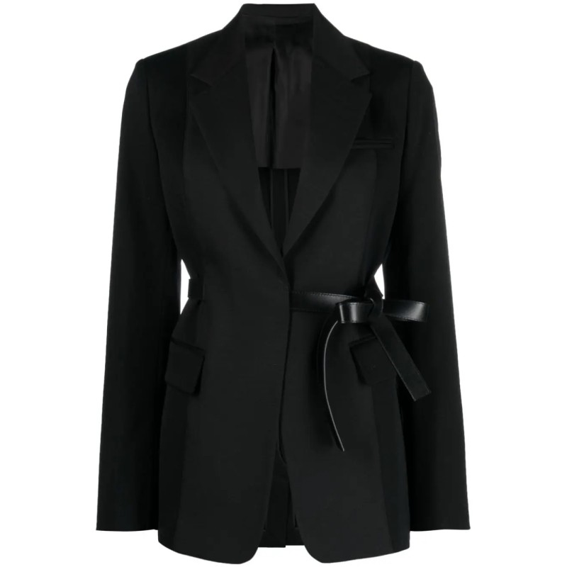 Belted tailored jacket