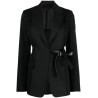 Belted tailored jacket