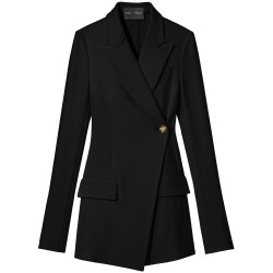 Bi-stretch crepe blazer