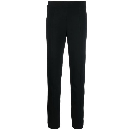 Bi-stretch crepe slim pants