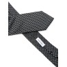 Big pattern silk tie