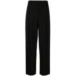 Black crepe trousers