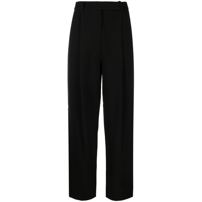 Black crepe trousers