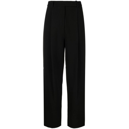 Black crepe trousers