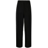 Black crepe trousers