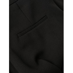 Black crepe trousers