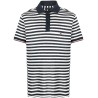 Breton stripe linen polo