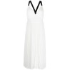 Broomstick pleated tank dress