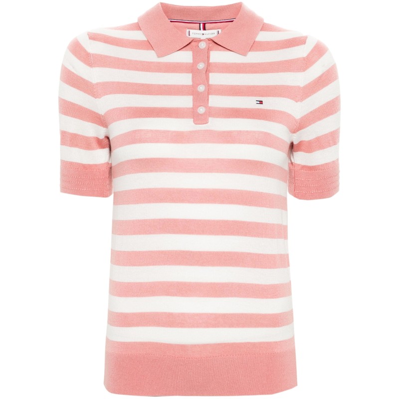 Button polo ss top