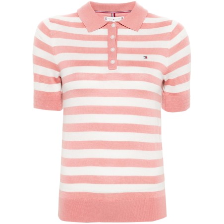 Button polo ss top