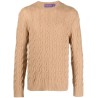 Cable cn long sleeve sweater