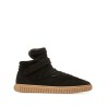 Calf suede sneaker