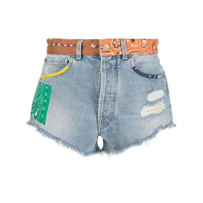 California patchwork short