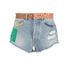 California patchwork short