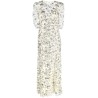 Champagne sequinned maxi dress