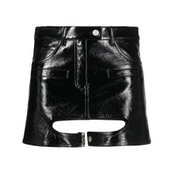 Chaps vinyl skirt