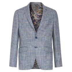 Checked houndstooth blazer