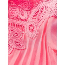 Chiffon chemical lace dress