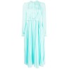 Chiffon pleated midi dress