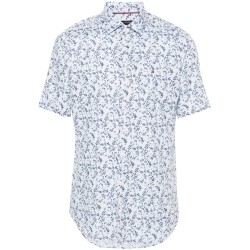 Cl co/li ditsy flow shirt s/s