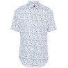 Cl co/li ditsy flow shirt s/s