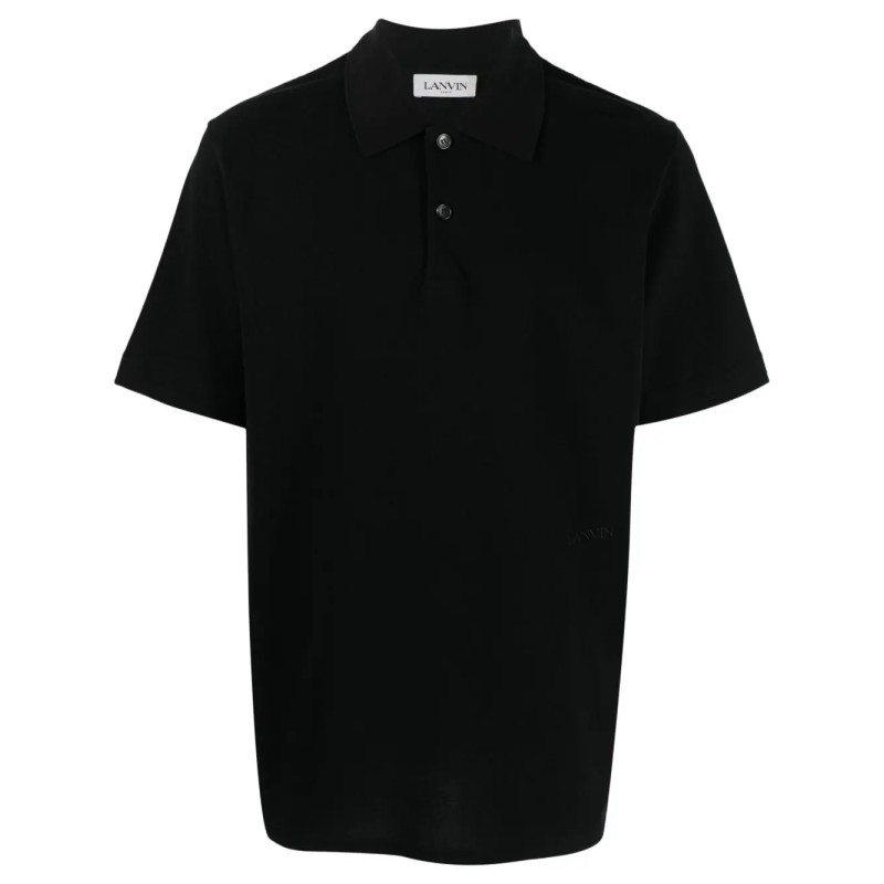 Classic fit polo with logo emb