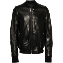 Classic flight leather jacket